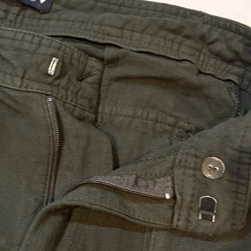 Zara Women's Cargo wide legs- Dark Green pants size XS - Picture 10 of 10